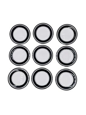 NEW Lenox Kate Spade Parker Place Saucer Set of 9 Plates Bone China Made in USA